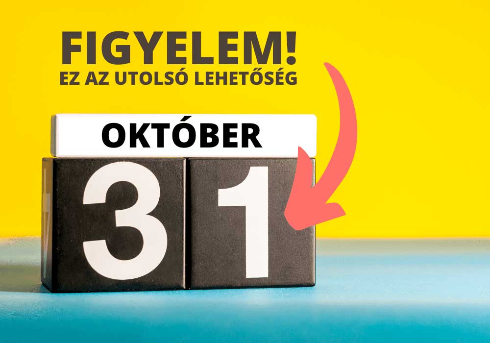 Utolsó lehetőség a szaldó elszámolásra!