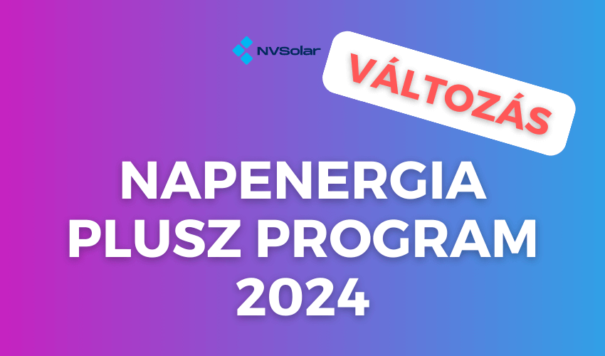 Már indulás előtt változik a Napelem Plusz Program