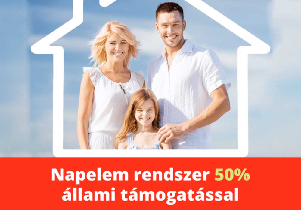 Így lehet szaldó elszámolásban 50% támogatással is
