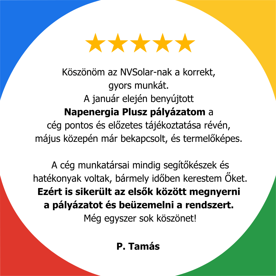 Ajánlatkérés - Napelem Plusz Program