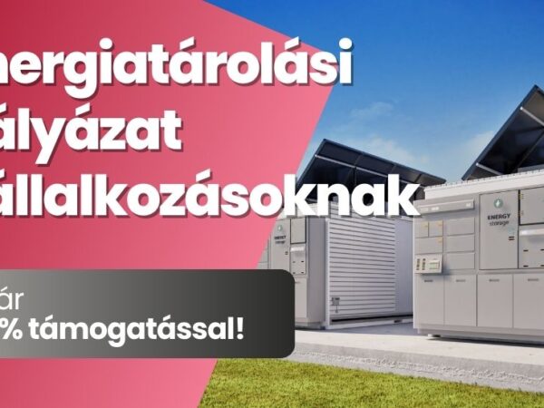 Vállalati Energiatároló Pályázat 2026